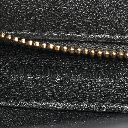 Gucci Sakai Be Green Calfskin Shearling Horsebit 1955 Shoulder Bag Black 8 of 12