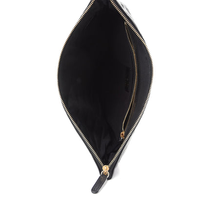Chanel Lambskin Quilted Chanel 19 Medium Cosmetic Case Black 5 of 7