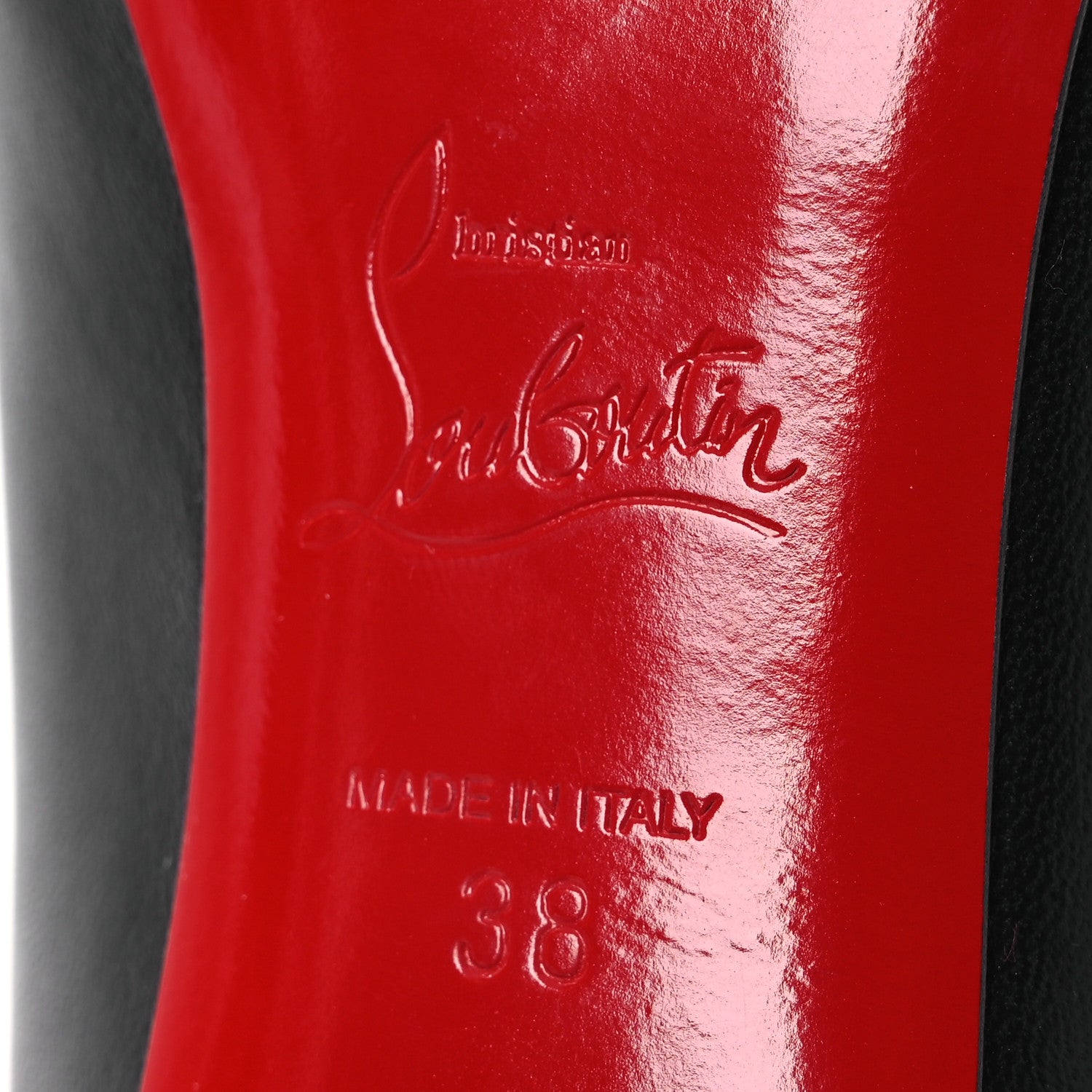 Christian Louboutin Shiny Nappa Pigalle Follies 85 Pumps 38 Black 7 of 9