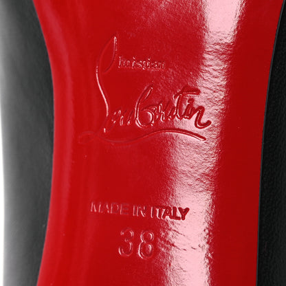 Christian Louboutin Shiny Nappa Pigalle Follies 85 Pumps 38 Black 7 of 9