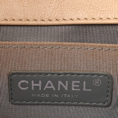 Chanel Calfskin Double Stitch Small Boy Flap Beige 6 of 10