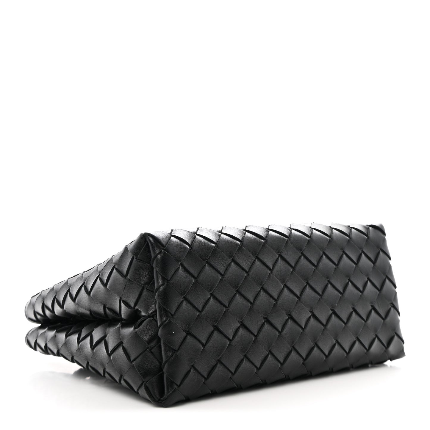 Nappa Intrecciato Small Andiamo Shoulder Bag Black