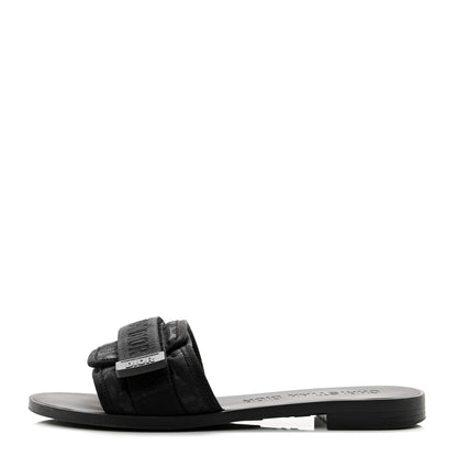 Christian Dior Technical Stretch Fabric Camouflage Dio(r)evolution Slide Sandals 37 Black Military 1 of 8