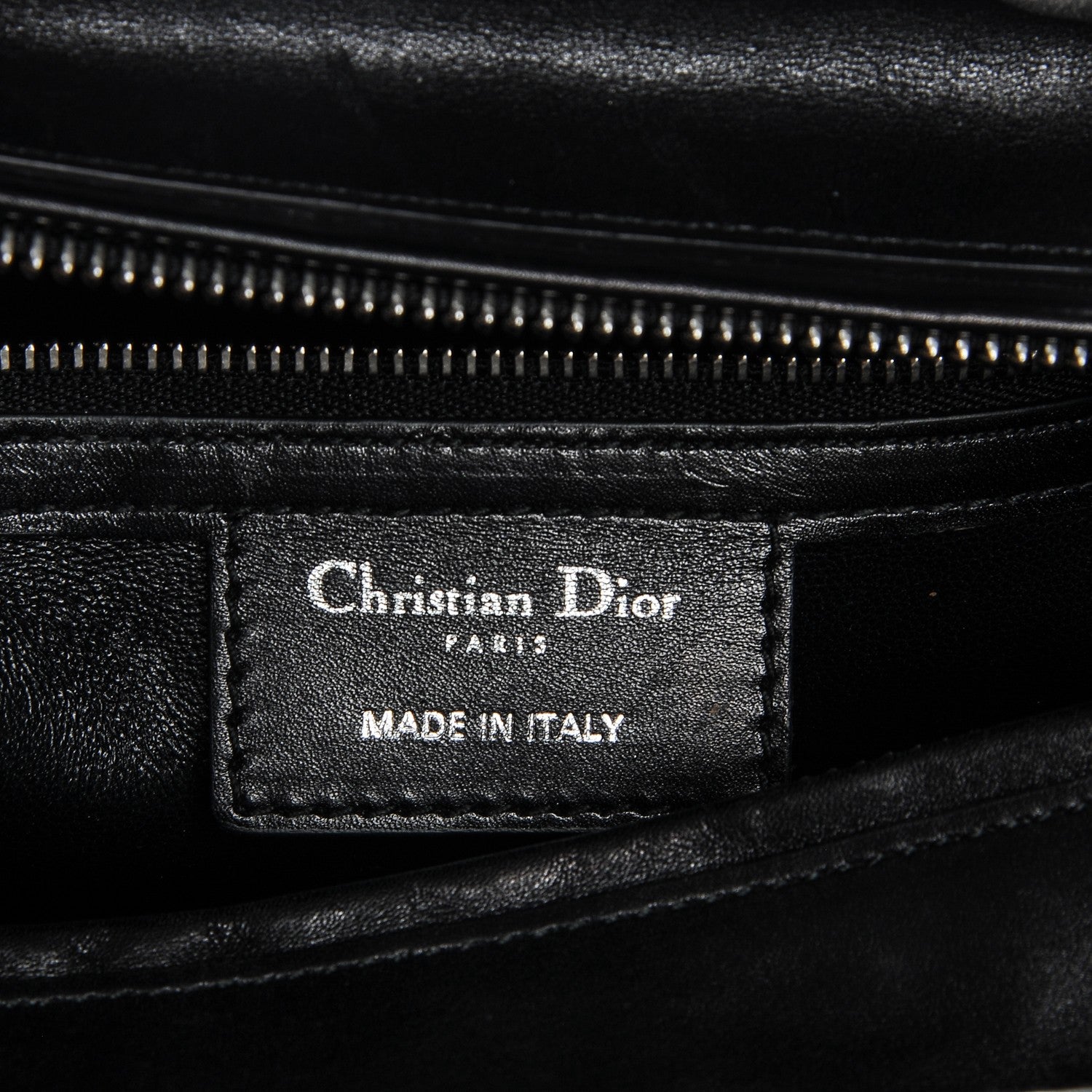 Christian Dior Calfskin Large Lady Dior Pockets Black 6 of 11