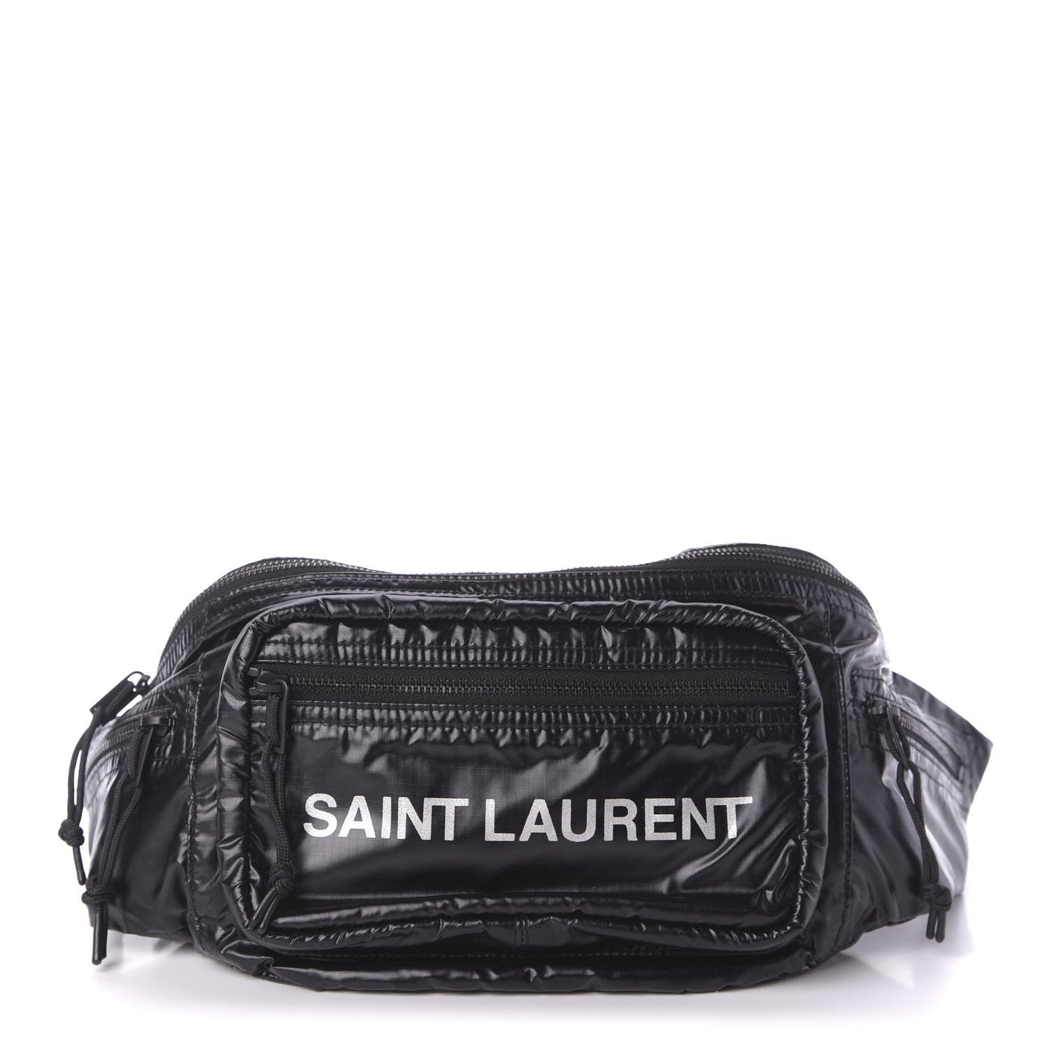 Saint Laurent Nylon Logo Ripstop Body Belt Bag Black 1 of 8
