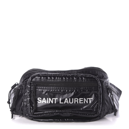Saint Laurent Nylon Logo Ripstop Body Belt Bag Black 1 of 8