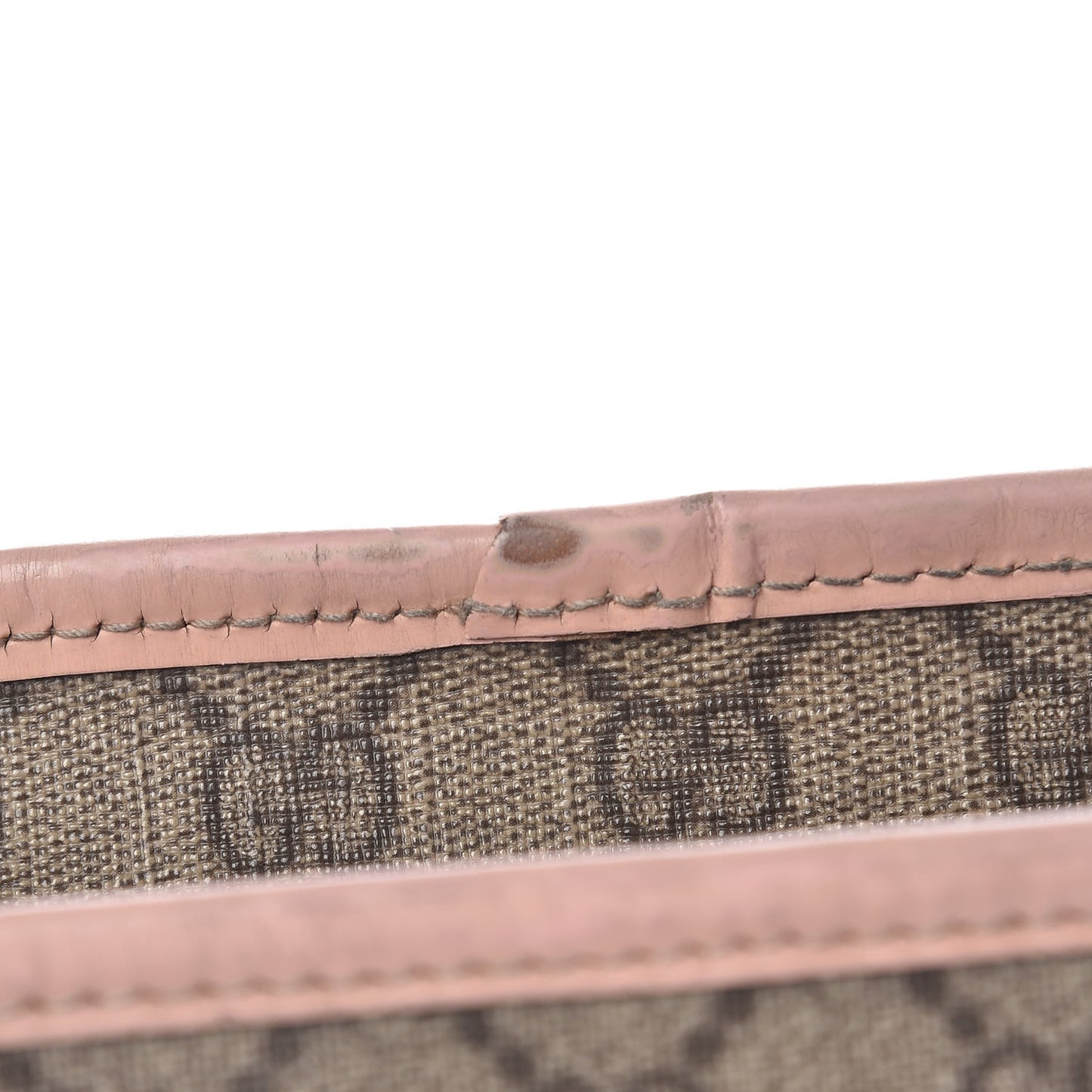GG Supreme Monogram Medium Zippered Shopping Tote Pink