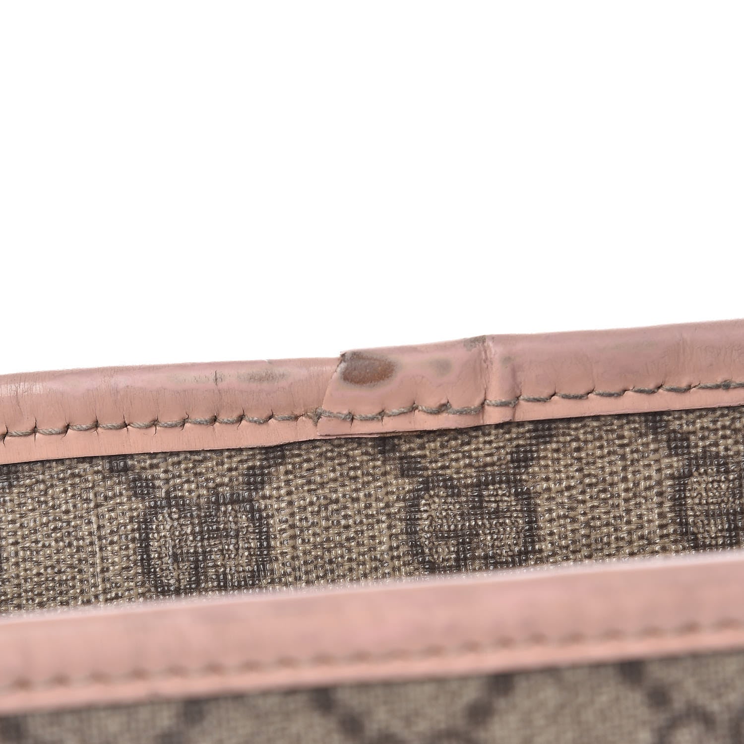 Gucci GG Supreme Monogram Medium Zippered Shopping Tote Pink 15 of 15