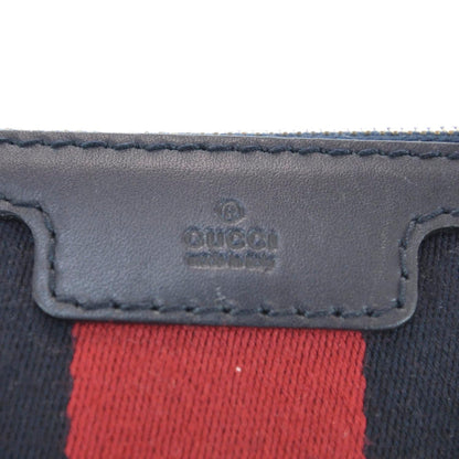 Gucci Monogram Selleria Calfskin Vintage Web Medium Boston Beige Blue 8 of 11