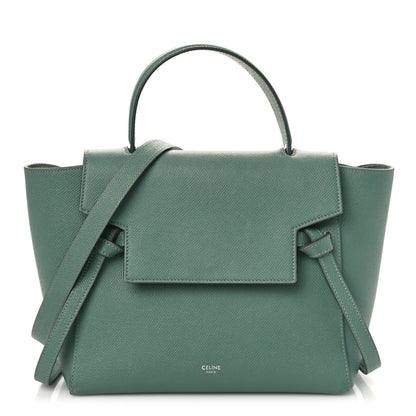 Celine Grained Calfskin Micro Belt Bag Celadon 1 of 9