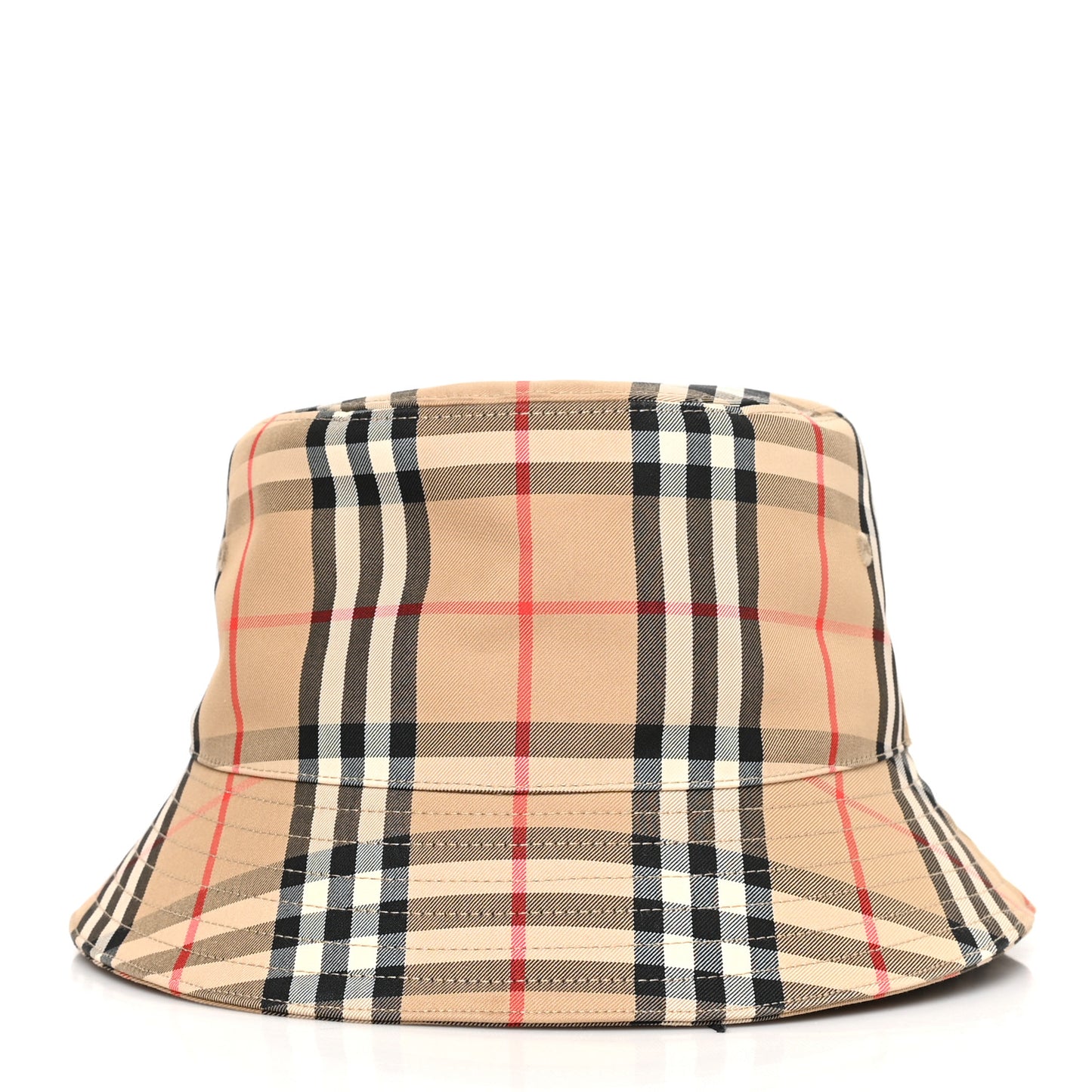 Technical Cotton Vintage Check Bucket Hat XL Archive Beige