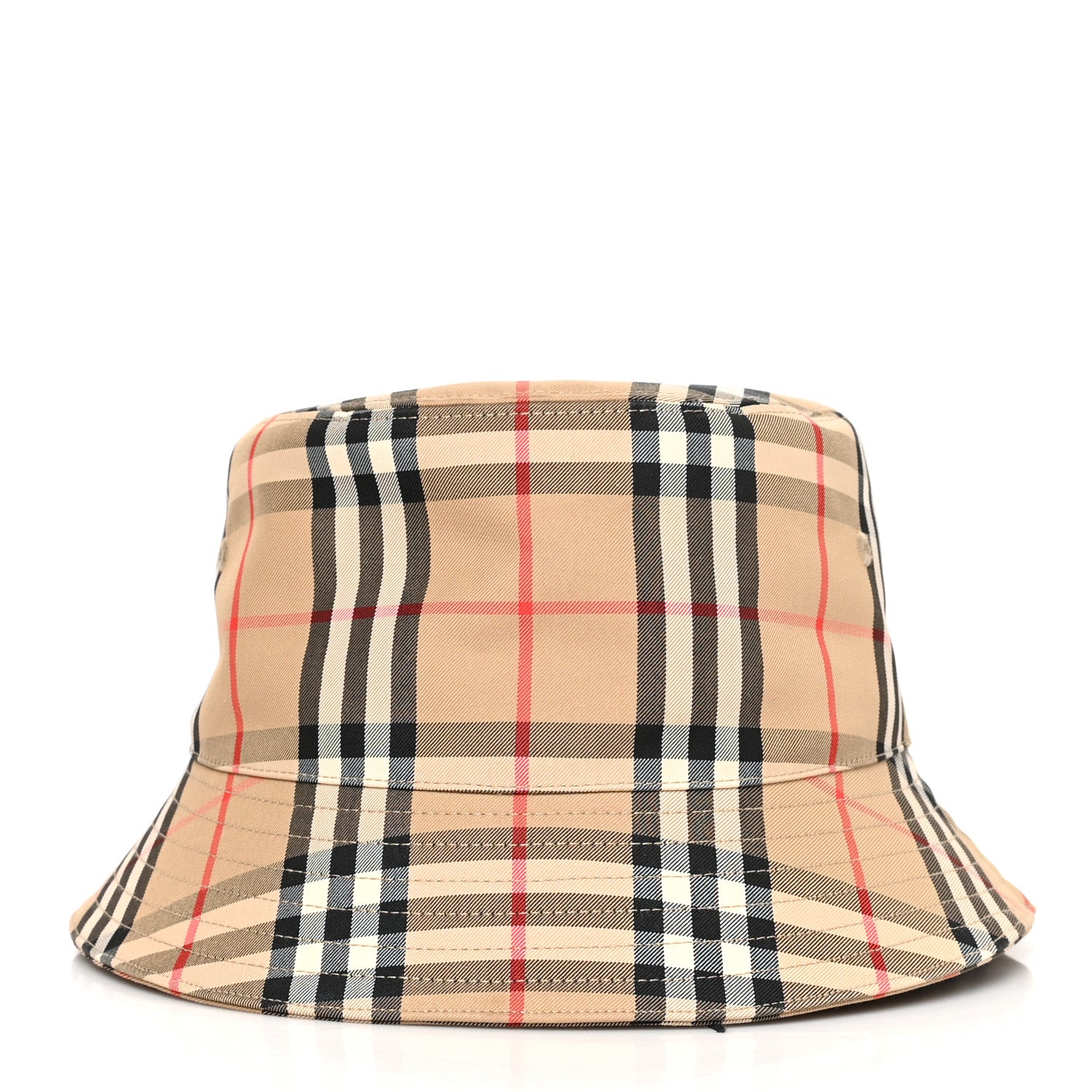 Burberry Technical Cotton Vintage Check Bucket Hat XL Archive Beige 5 of 8