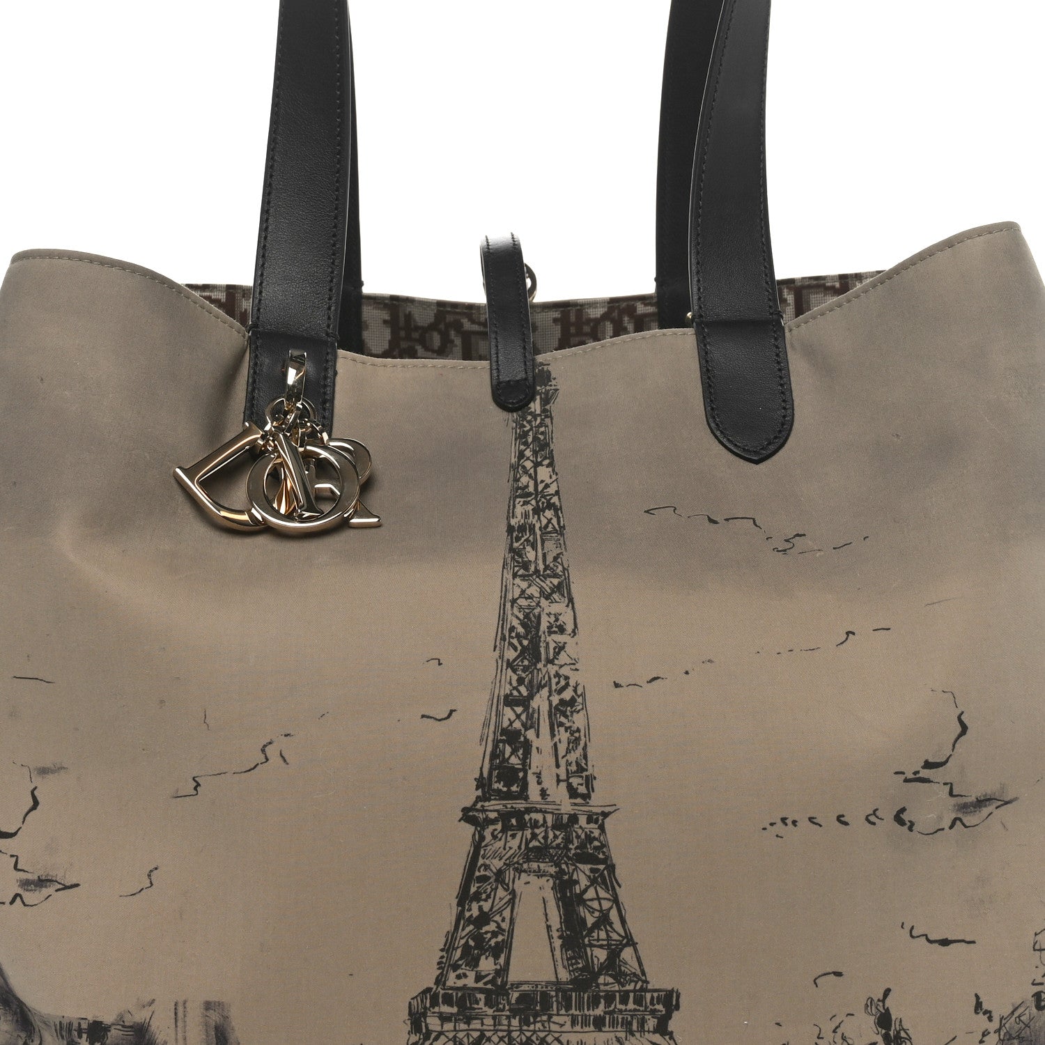 Christian Dior Canvas Large Large Toujours Beige Multicolor 8 of 12