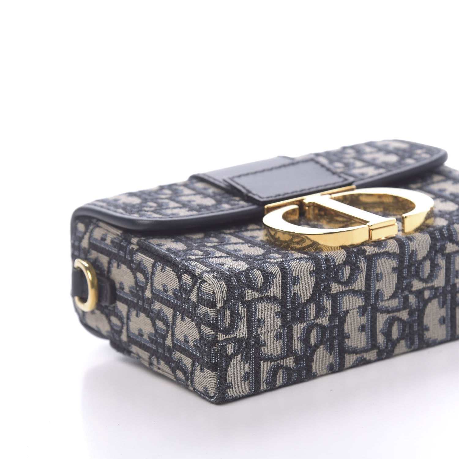 Christian Dior Oblique 30 Montaigne Box Bag Blue 7 of 9