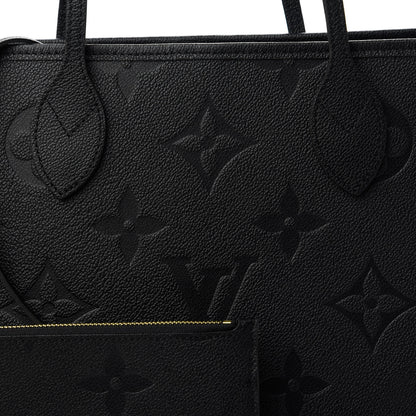 Louis Vuitton Empreinte Monogram Giant Neverfull MM Black 9 of 10