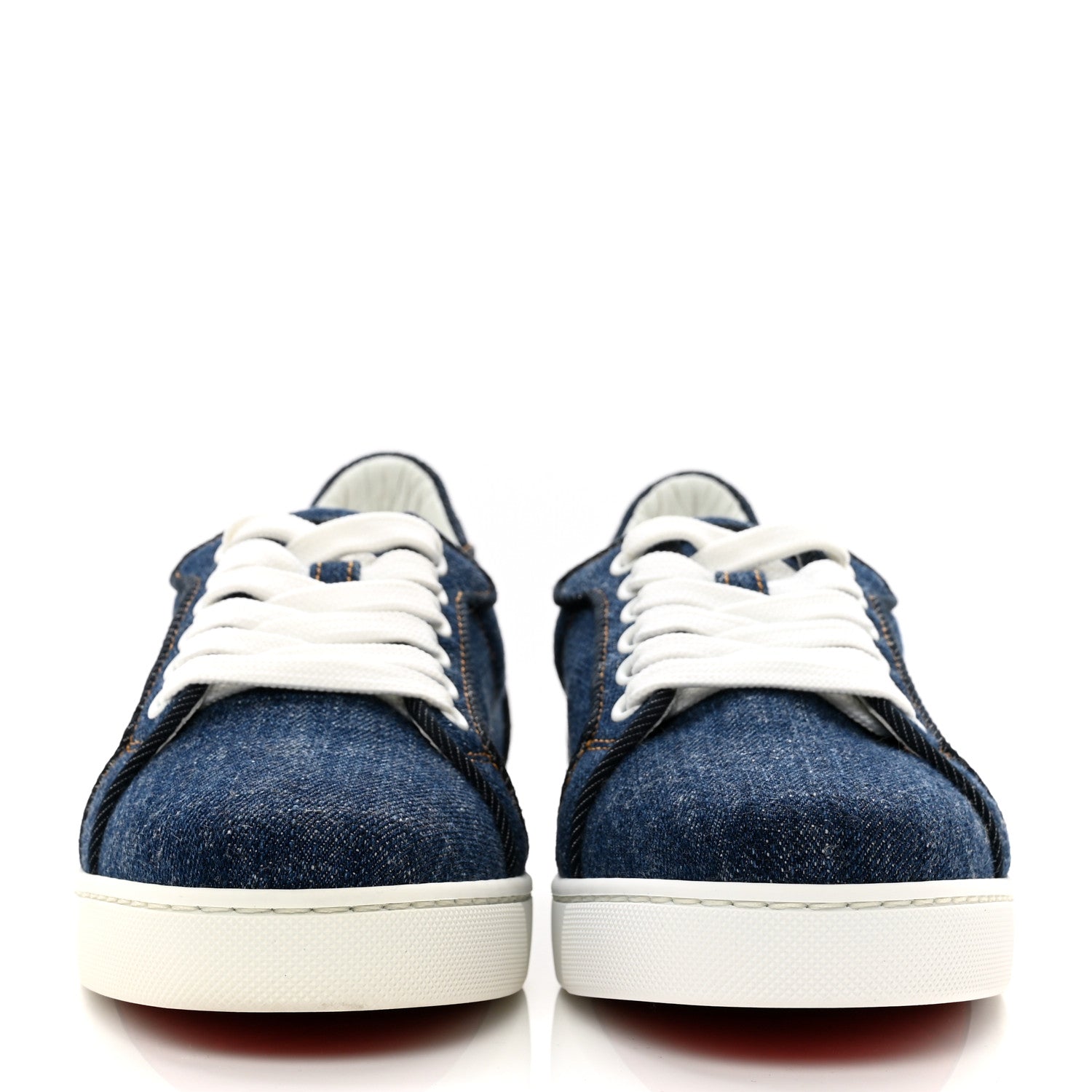 Christian Louboutin Miss Denim Elo Loubi Orlato Flat Sneakers 37 Denim 2 of 10