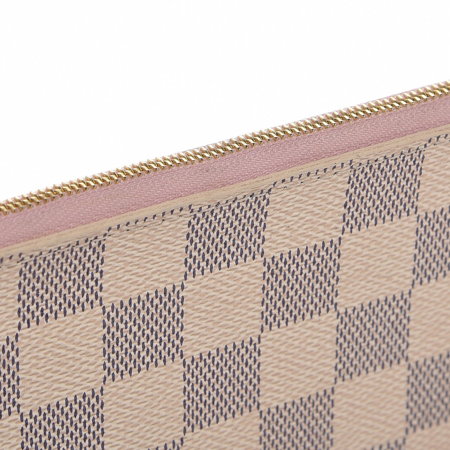 Louis Vuitton Damier Azur Neverfull MM GM Pochette Rose Ballerine 9 of 9