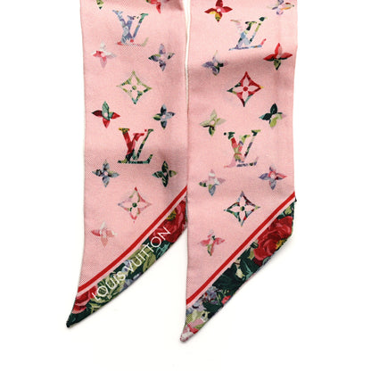 Louis Vuitton Silk Monogram LV Garden Bandeau Pink 2 of 4