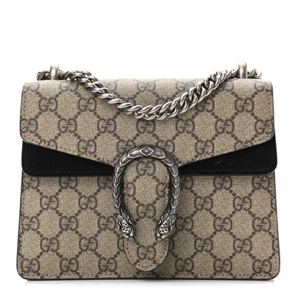 Gucci GG Supreme Monogram Mini Dionysus Shoulder Bag Black 1 of 10