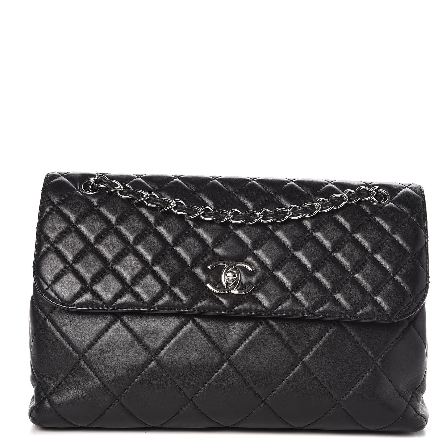 Calfskin Quilted In The Business Flap Black