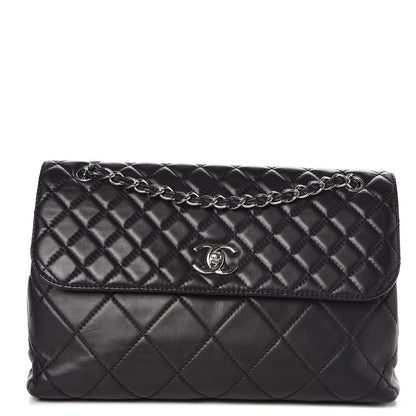 Chanel Calfskin Quilted In The Business Flap Black 1 of 7