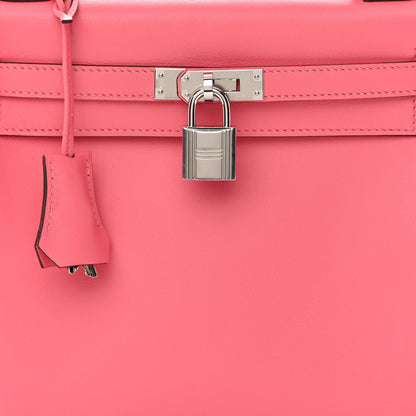 Hermes Swift Kelly Retourne 25 Rose Azalee 8 of 15