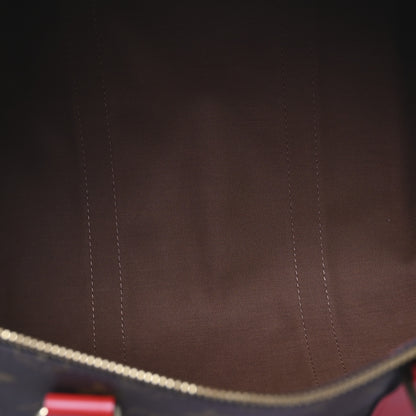 Louis Vuitton Calfskin Monogram Keepall Bandouliere 50 Coquelicot 5 of 13