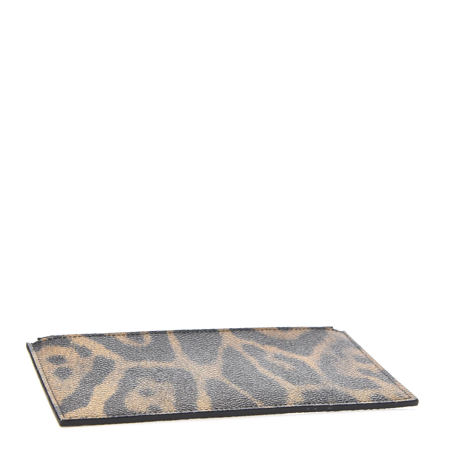 Louis Vuitton Animal Print Felicie Chain Wallet Zippered Insert 4 of 6