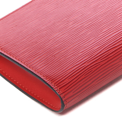 Louis Vuitton Epi Pochette Accessories 24 Castillan Red 6 of 9