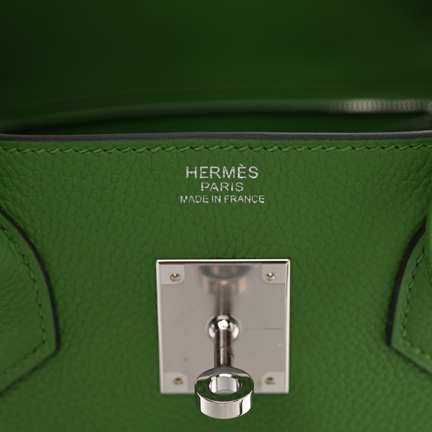 Hermes Togo Birkin 30 Vert Yucca 6 of 13