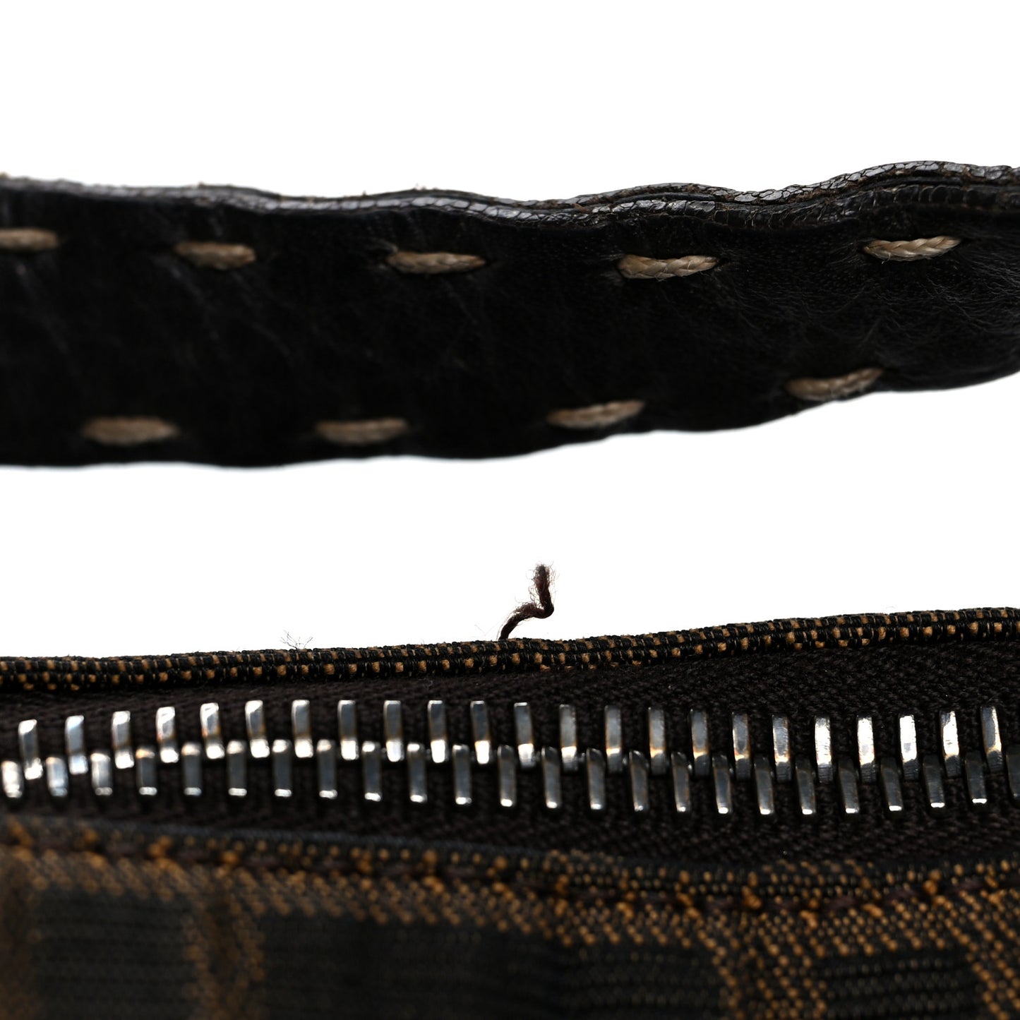 Zucca Cuoio Romano Selleria Mini Pochette Tobacco Moro