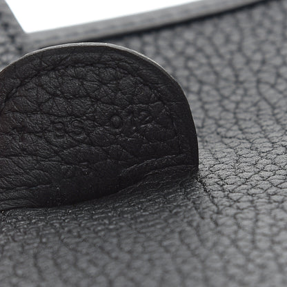 Hermes Taurillon Clemence Evelyne III PM Black 7 of 9