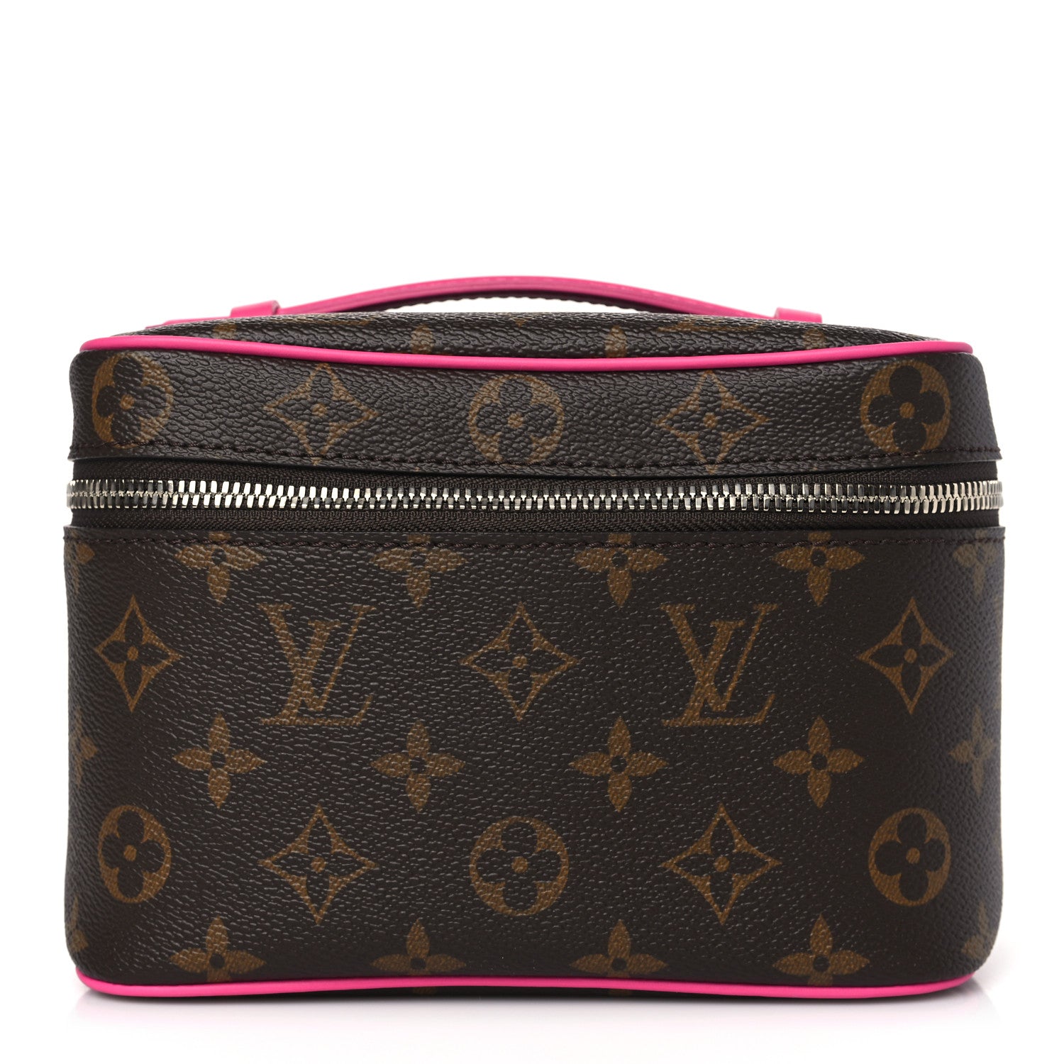 Louis Vuitton Monogram Macassar Nice Mini Fuchsia 1 of 9