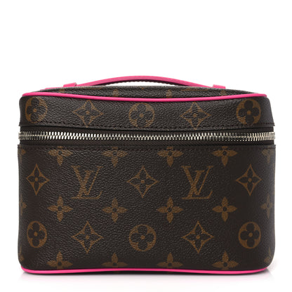 Louis Vuitton Monogram Macassar Nice Mini Fuchsia 1 of 9
