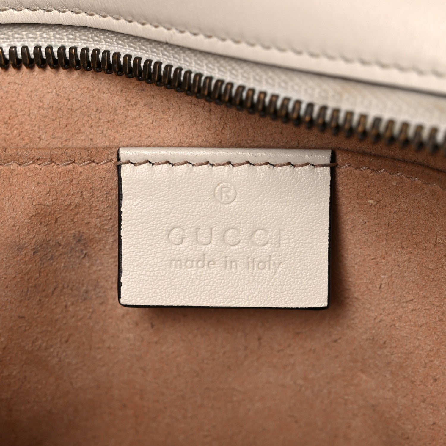 Gucci Calfskin Matelasse Small GG Marmont Chain Shoulder Bag White 6 of 19