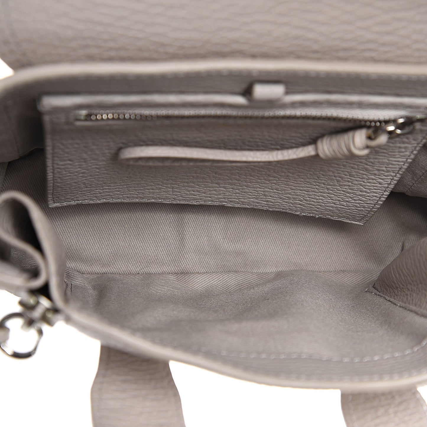 3.1 Textured Calfskin Mini Pashli Satchel Feather