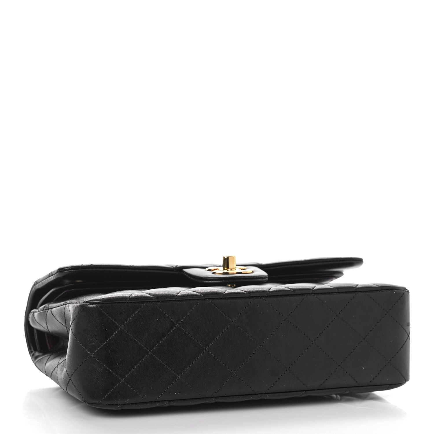 Chanel Lambskin Quilted Small Double Flap Black 4 of 9