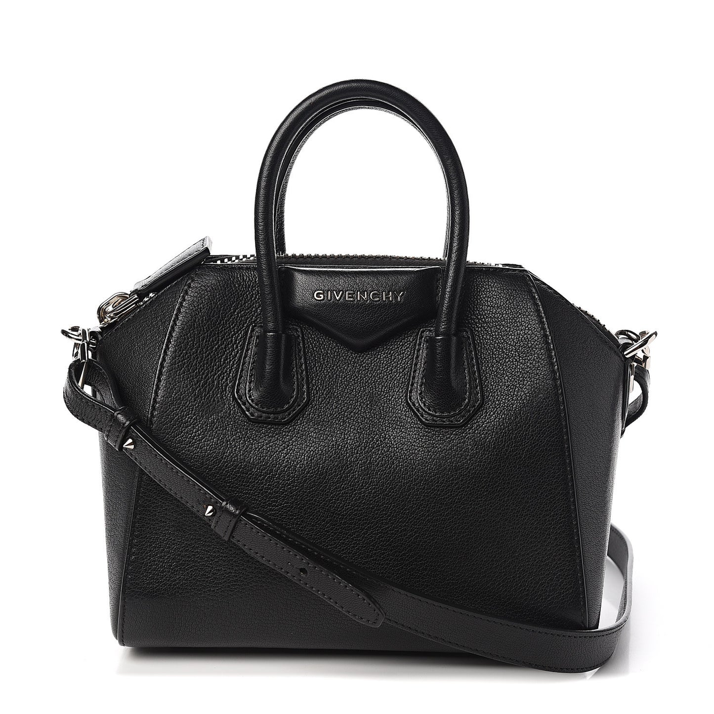 Sugar Goatskin Mini Antigona Black