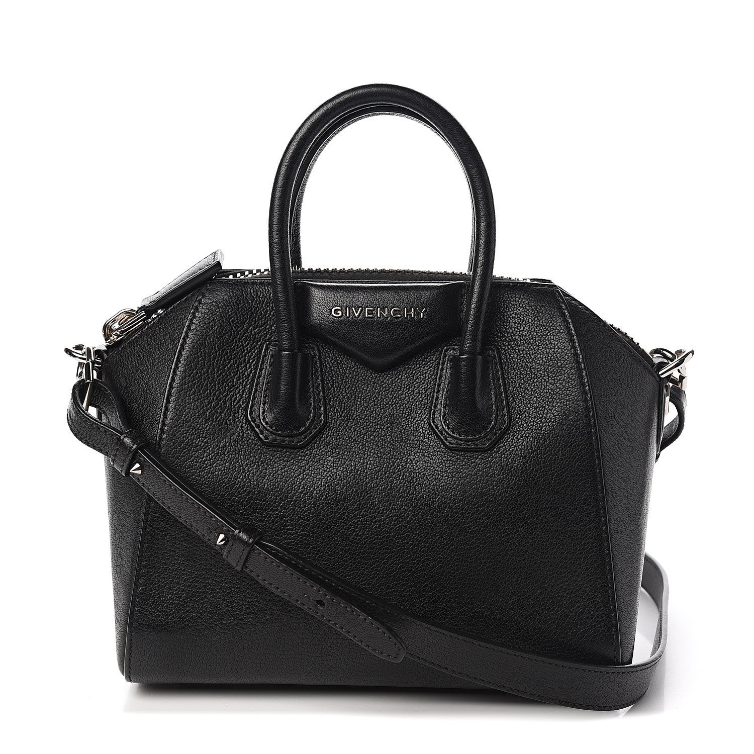 Givenchy Sugar Goatskin Mini Antigona Black 1 of 11