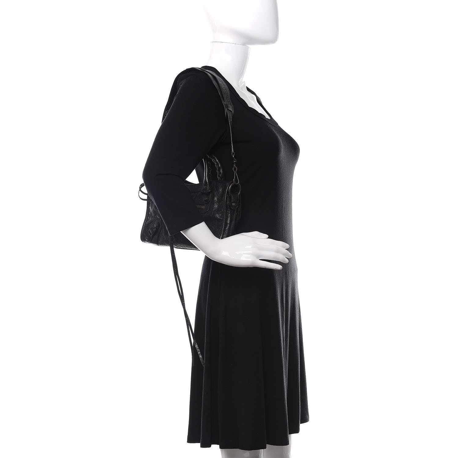 Balenciaga Agneau Classic Hardware Mini City Black 2 of 10