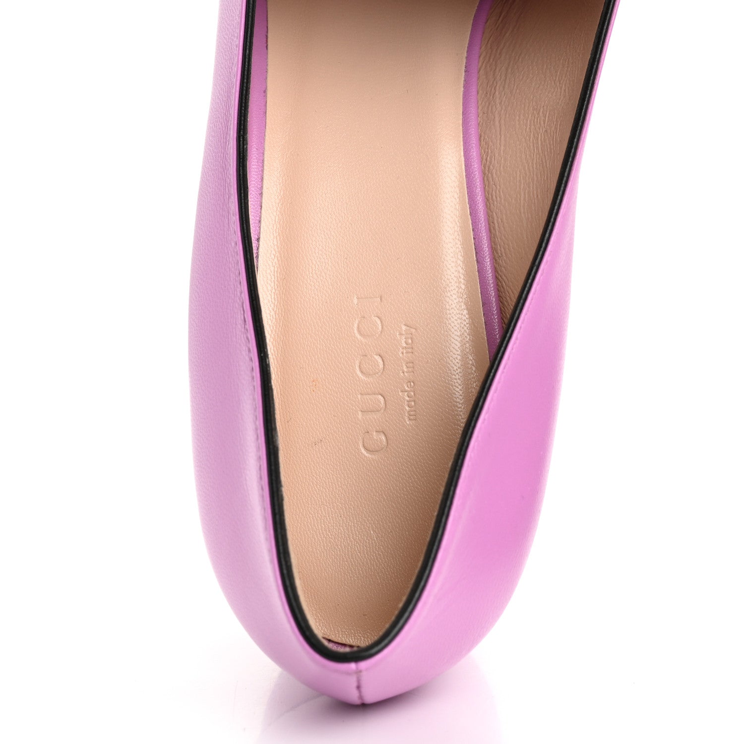 Gucci Malaga Kid GG Marmont Fringe 50mm Loafer Pumps 39 Candy Mouse 7 of 11