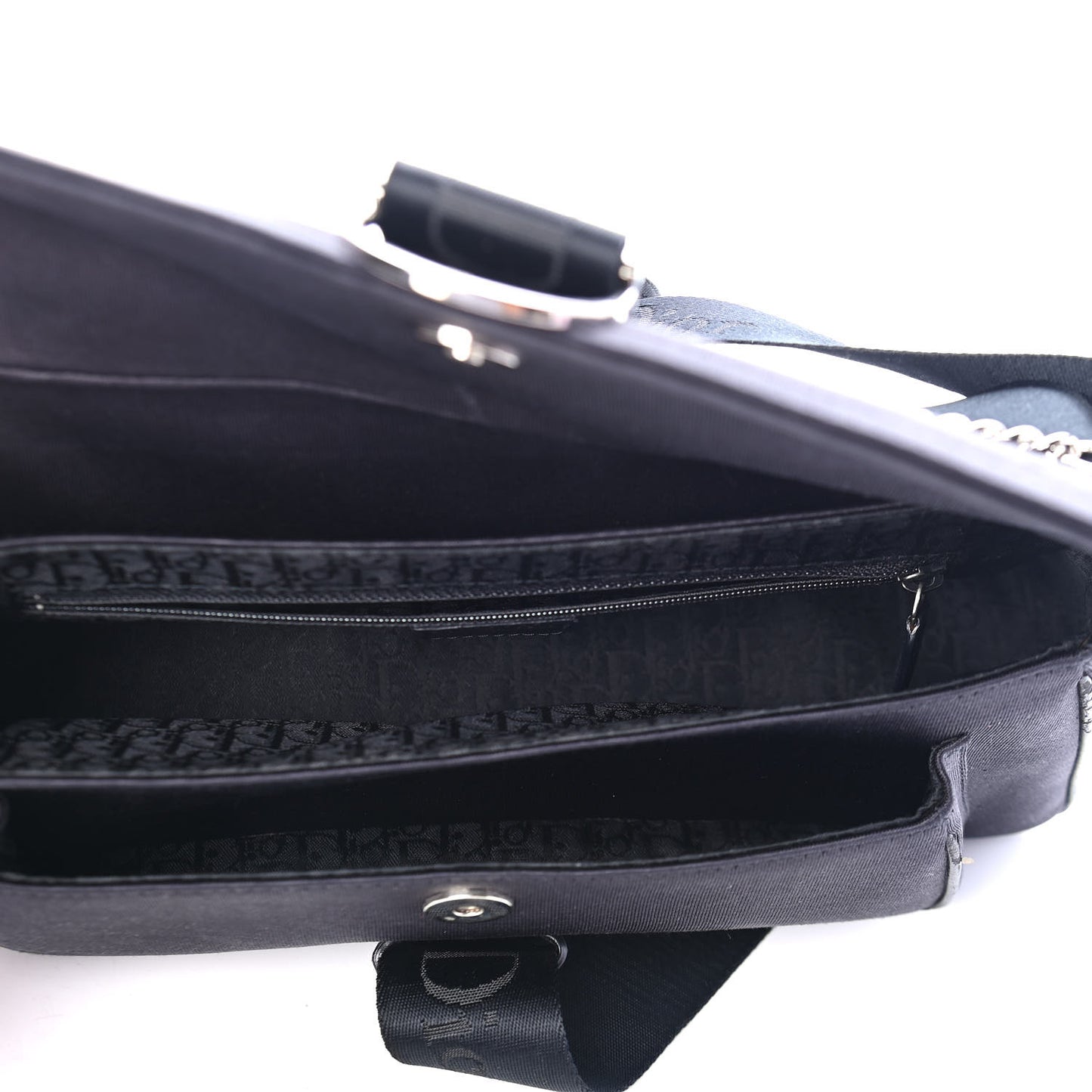 Silk Jersey Crystal Hardcore Clutch Black