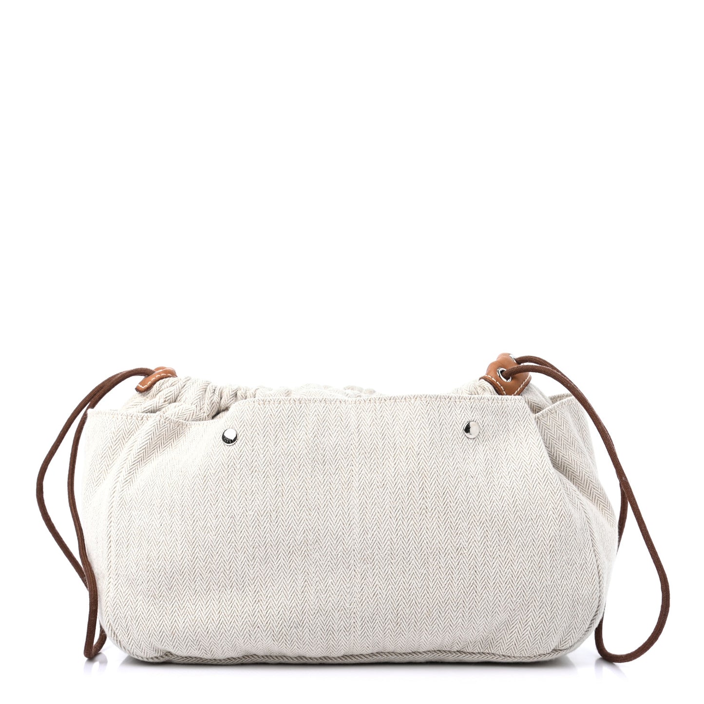 Canvas Barenia Fourbi 25 MM Pouch Naturel Fauve