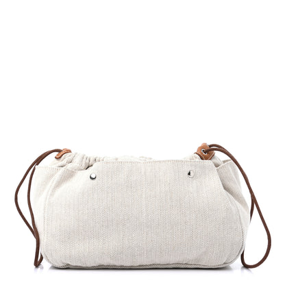 Hermes Canvas Barenia Fourbi 25 MM Pouch Naturel Fauve 1 of 8