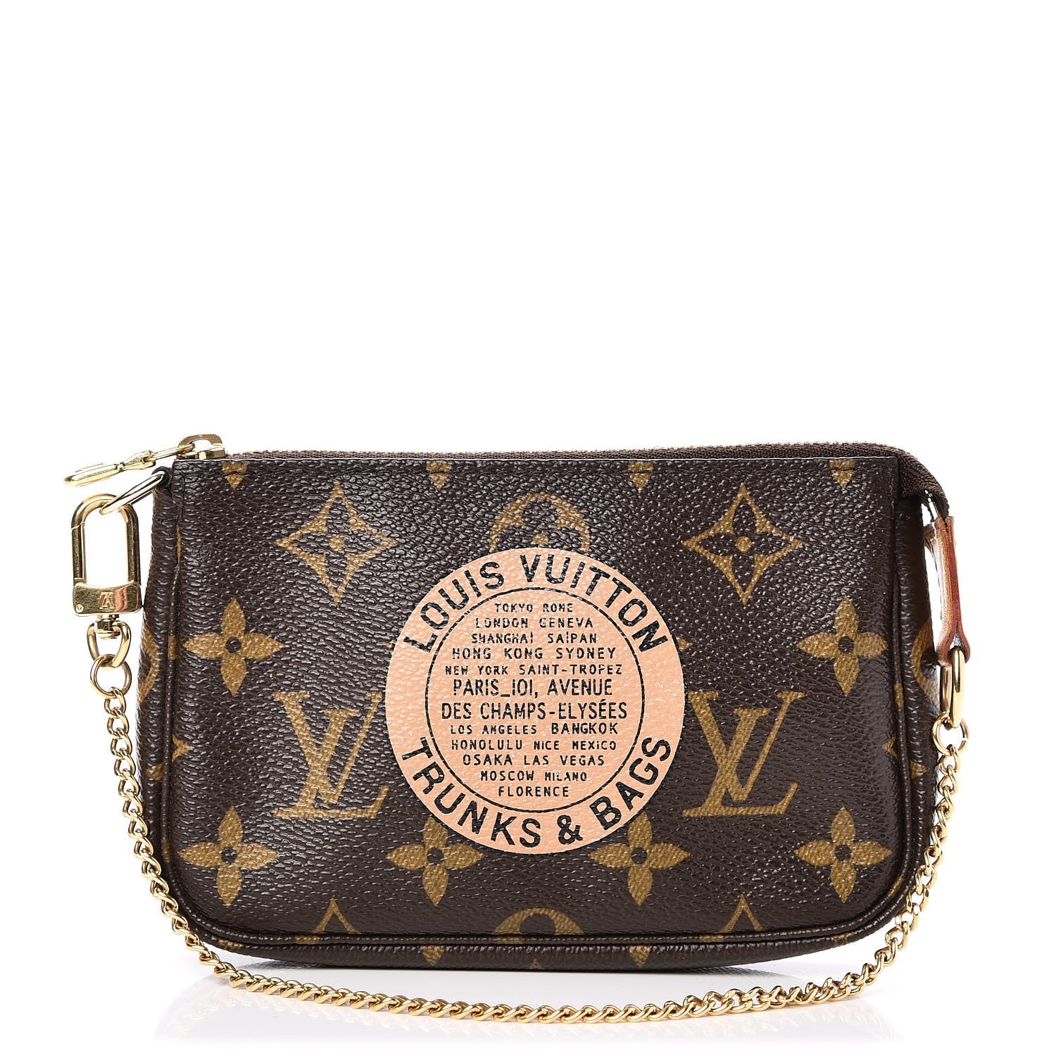 Louis Vuitton Monogram Complice Trunks and Bags Mini Pochette Accessories Beige 1 of 7