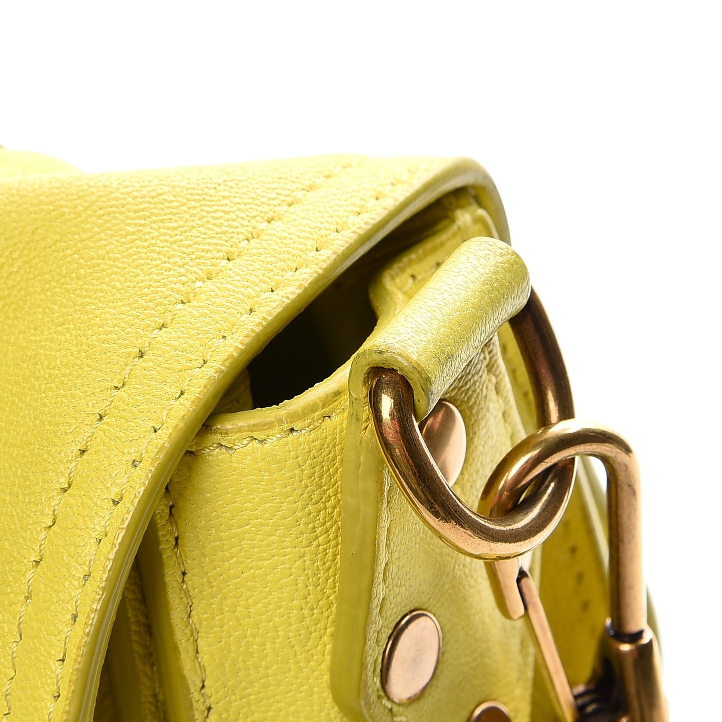 Lambskin Medium PS1 Satchel Citron