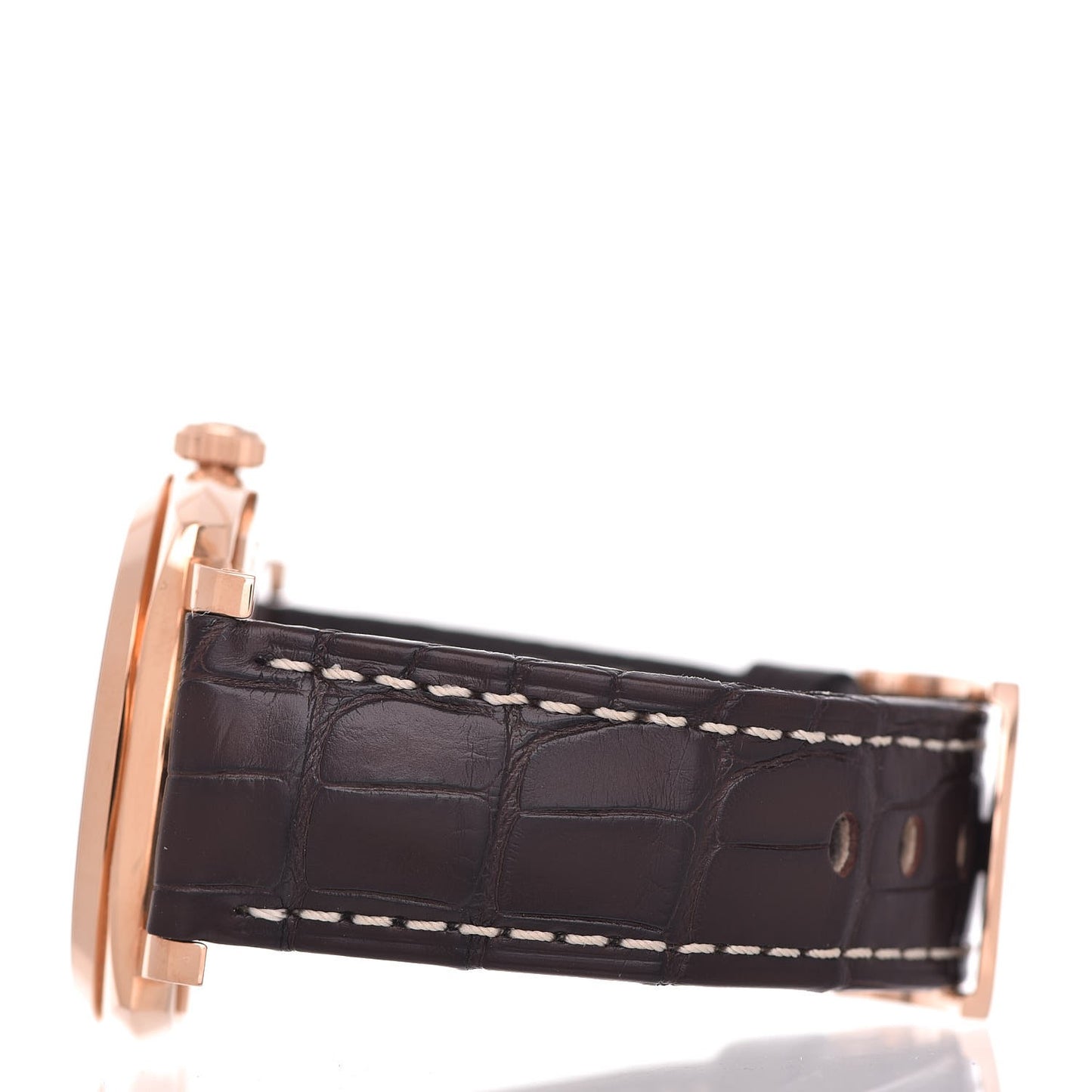 18K Rose Gold Alligator 42mm Radiomir 1940 ORO Rosso Automatic Watch Brown PAM00513