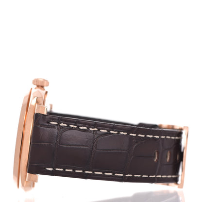 Panerai 18K Rose Gold Alligator 42mm Radiomir 1940 ORO Rosso Automatic Watch Brown PAM00513 4 of 15