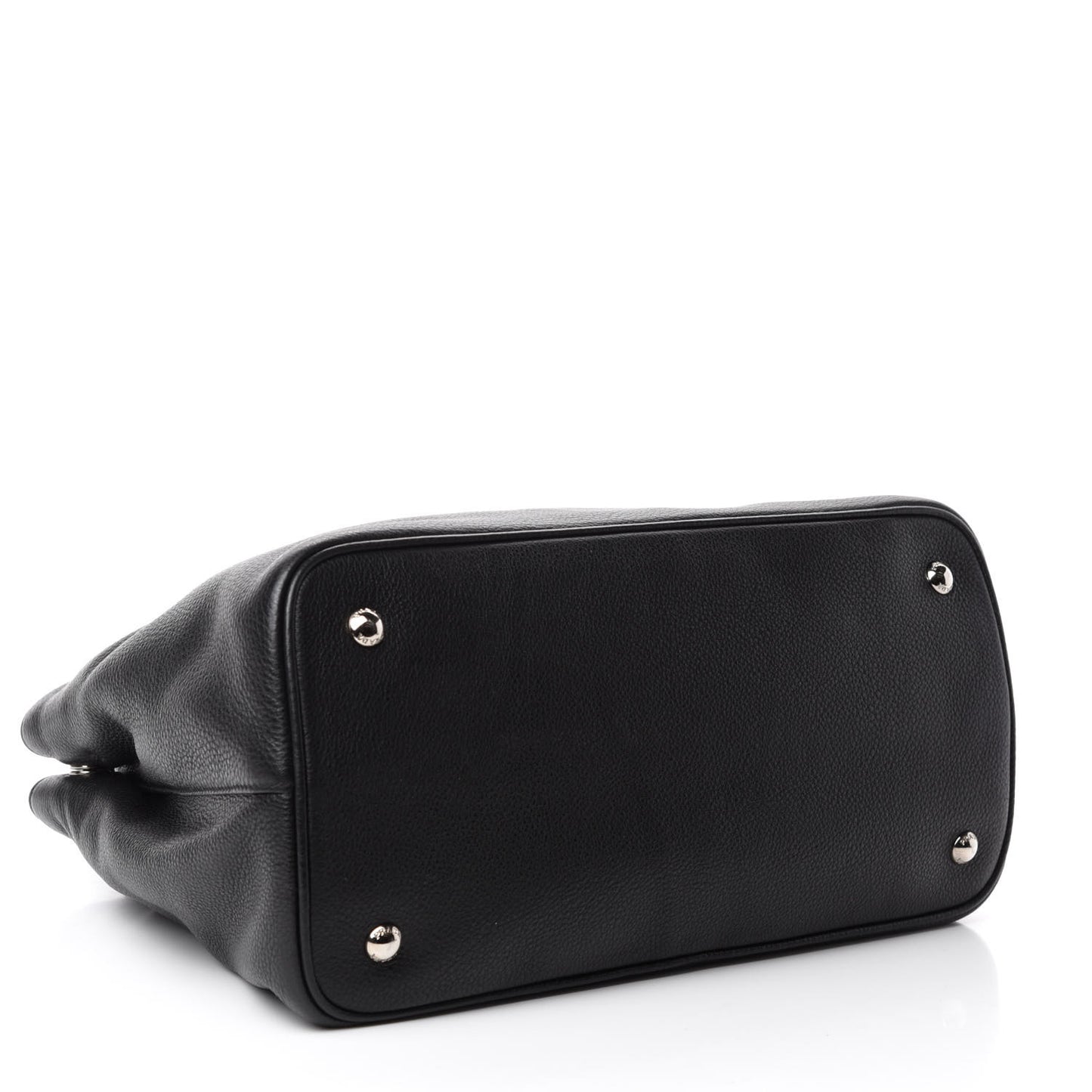 Vitello Daino Tote Black