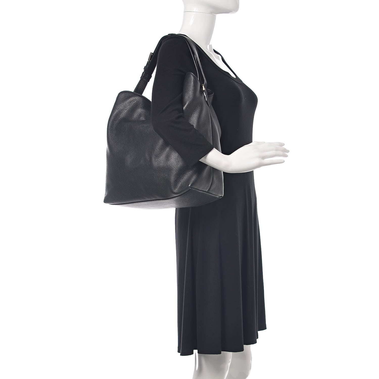 Mulberry Soft Small Grain Calfskin Tessie Tote Black 2 of 10